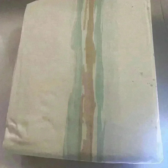 Vtg JC Penney's By Design Color Forum Brushstrokes Double Swag Curtain+Liner NIB - Picture 5 of 7